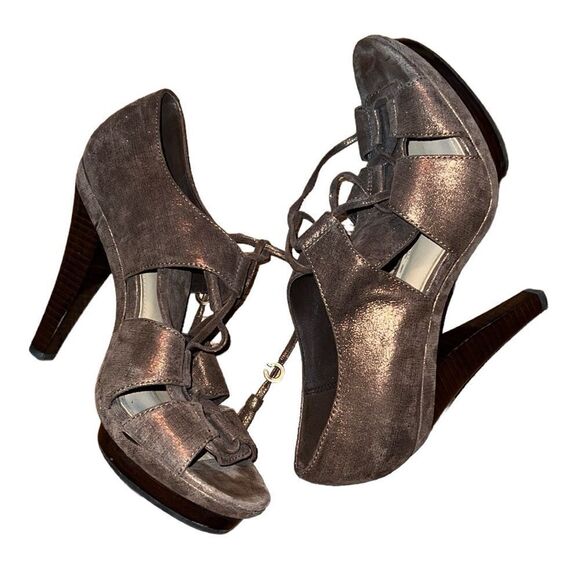 Coach Women's Brown Open-Toe Shoes - Picture 3 of 10